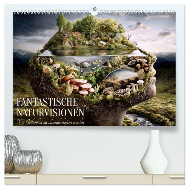 Fantastische Naturvisionen. Wo Gedanken zu Landschaften werden (hochwertiger Premium Wandkalender 2027 DIN A2 quer), Kunstdruck in Hochglanz - Hanna Wagner