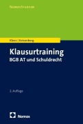 Cover-Bild zum Titel 'Klausurtraining' von 'Andreas Klees, Johanna Keisenberg'