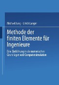 Cover-Bild zum Titel 'Methode der finiten Elemente für Ingenieure' von 'Michael Jung, Ulrich Langer'