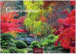 Cover-Bild zum Titel 'Gartenparadiese Kalender 2027- Der Kalender für alle, die Gärten lieben - Wandkalender | Gartenkalender | Fotokalender Naturkalender 50x35cm' von ''