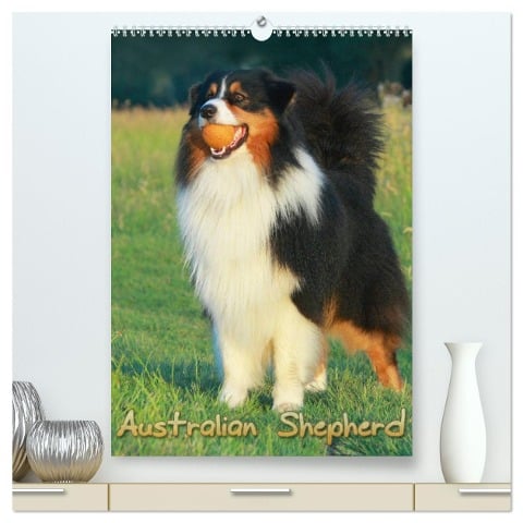 Australian Shepherd (hochwertiger Premium Wandkalender 2024 DIN A2 hoch), Kunstdruck in Hochglanz - Barbara Mielewczyk