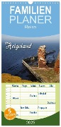 Familienplaner 2025 - Helgoland mit 5 Spalten (Wandkalender, 21 x 45 cm) CALVENDO - Martina Berg