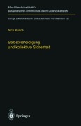 Cover-Bild zum Titel 'Selbstverteidigung und kollektive Sicherheit' von 'Nico Krisch'
