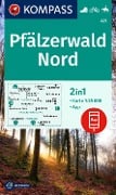 KOMPASS Wanderkarte 471 Pfälzerwald Nord 1:25.000 - 