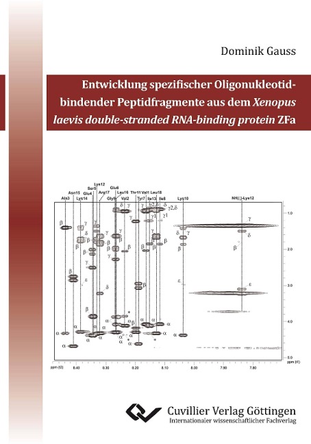 Entwicklung spezifischer Oligonukleotid-bindender Peptidfragmente aus dem Xenopus laevis double-stranded RNA-binding protein ZFa - Dominik Gauss