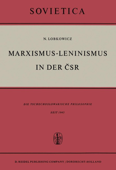 Marxismus-Leninismus in der ¿SR - Nikolaus Lobkowicz