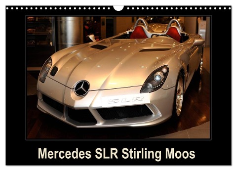 Mercedes SLR Stirling Moos (Calendrier mural 2024 DIN A3 vertical), CALVENDO calendrier mensuel - Alain Hanel - Photographies