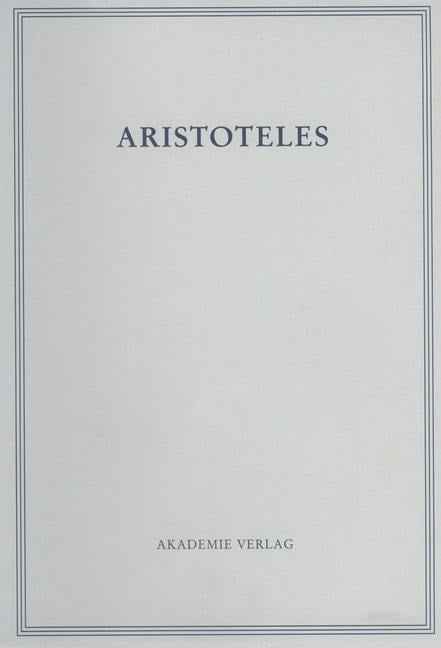 Peri hermeneias - Aristoteles