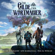 Cover-Bild zum Titel 'Die Gilde der Wortmagier - Der Flüsterfluch' von 'Lew Marschall, Pascal Wokan, Peter Hohmann'