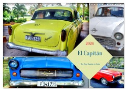 Cover-Bild zum Titel 'El Capitán - Der Opel Kapitän in Kuba (Wandkalender 2026 DIN A3 quer), CALVENDO Monatskalender' von 'Henning von Löwis of Menar'