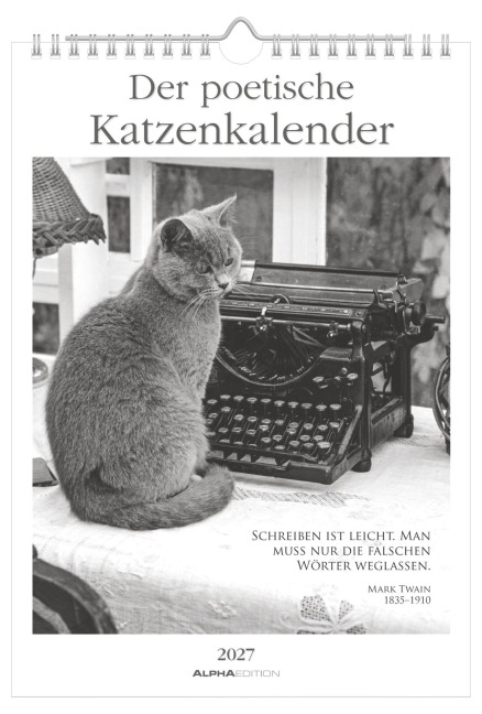 Der poetische Katzenkalender 2027 - 