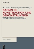 Cover-Bild zum Titel 'Kanon in Konstruktion und Dekonstruktion' von ''