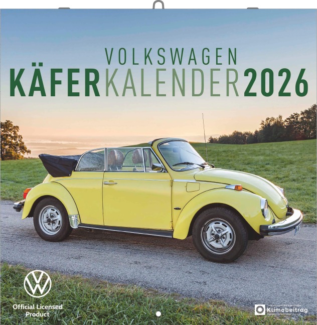 Volkswagen Käfer Kalender 2026 im Format 30x30 - 