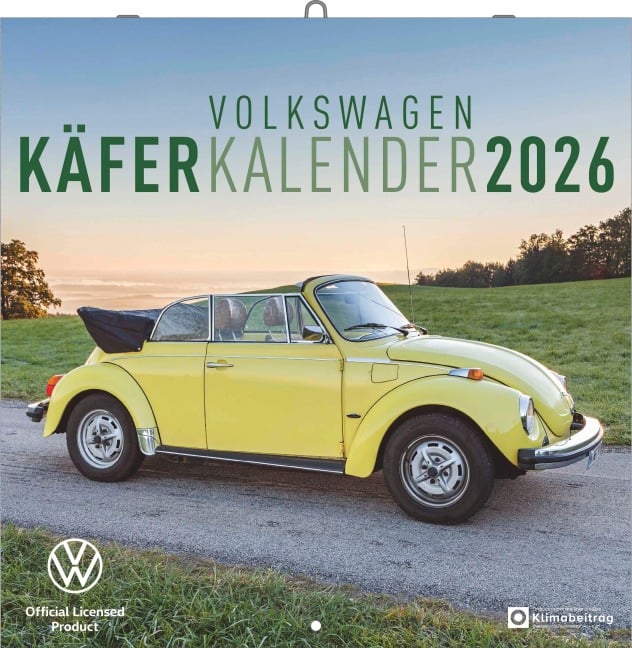 Volkswagen Käfer Kalender 2026 im Format  30x30 - 