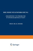Cover-Bild zum Titel 'Die Immunitätsforschung' von 'Robert Doerr'