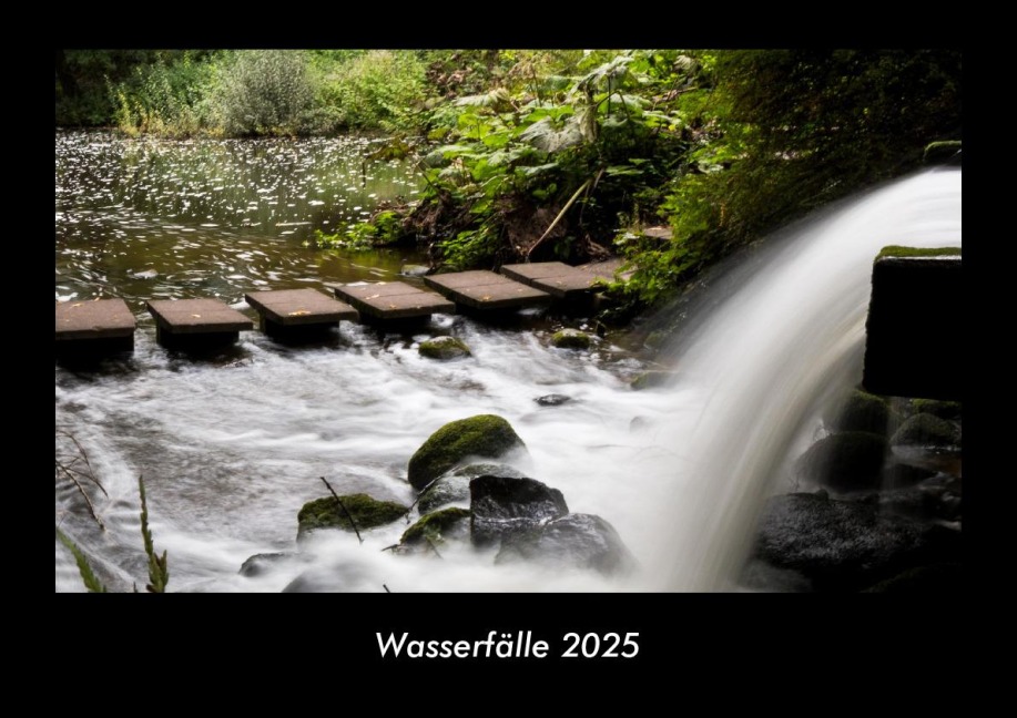 Wasserfälle 2025 Fotokalender DIN A3 - Tobias Becker
