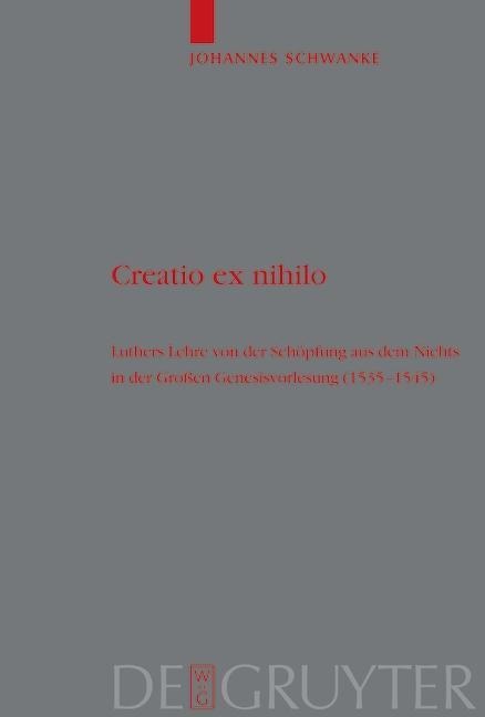 Creatio ex nihilo - Johannes Schwanke