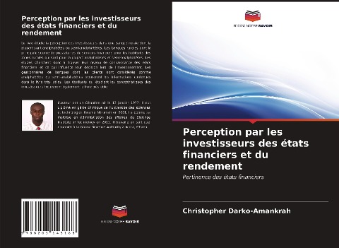 Perception par les investisseurs des états financiers et du rendement - Christopher Darko-Amankrah