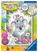 Ravensburger Malen nach Zahlen 28984 - Süße Koalas - Kinder ab 9 Jahren - 