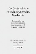 Cover-Bild zum Titel 'Die Septuaginta - Entstehung, Sprache, Geschichte' von ''