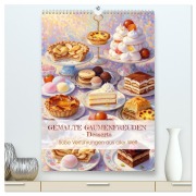 Cover-Bild zum Titel 'GEMALTE GAUMENFREUDEN - Desserts (hochwertiger Premium Wandkalender 2027 DIN A2 hoch), Kunstdruck in Hochglanz' von 'Liam Blue'