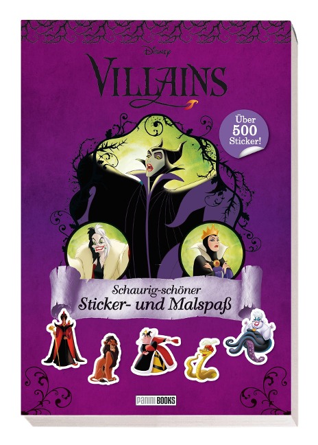 Disney Villains: Schaurig-schöner Sticker- und Malspaß - 