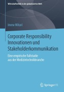 Cover-Bild zum Titel 'Corporate Responsibility Innovationen und Stakeholderkommunikation' von 'Imme Witzel'