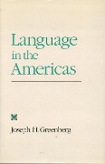 Cover-Bild zum Titel 'Language in the Americas' von 'Joseph H Greenberg'