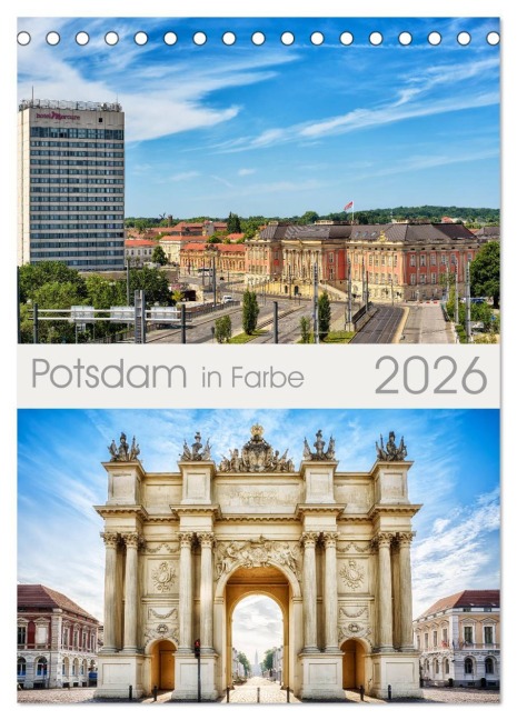 Potsdam in Farbe (Tischkalender 2026 DIN A5 hoch), CALVENDO Monatskalender - Maro Niemann