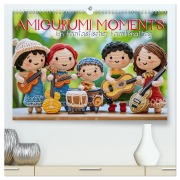 Cover-Bild zum Titel 'Amigurumi Moments. Ein fantastischer Familienalltag (hochwertiger Premium Wandkalender 2027 DIN A2 quer), Kunstdruck in Hochglanz' von 'Hanna Wagner'