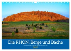 Cover-Bild zum Titel 'Die RHÖN: Faszinierende Berge und lebendige Bäche (Wandkalender 2027 DIN A3 quer), CALVENDO Monatskalender' von 'Manfred Hempe'
