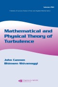 Cover-Bild zum Titel 'Mathematical and Physical Theory of Turbulence, Volume 250' von ''