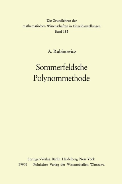 Sommerfeldsche Polynommethode - Adalbert Rubinowicz