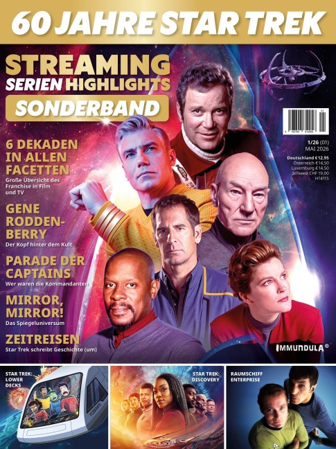 STREAMING SERIEN HIGHLIGHTS. Sonderband: 60 Jahre STAR TREK - 
