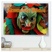 Cover-Bild zum Titel 'Alemannische Masken (hochwertiger Premium Wandkalender 2026 DIN A2 quer), Kunstdruck in Hochglanz' von 'Ingo Laue'