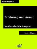 Erfahrung und Armut - Walter Benjamin