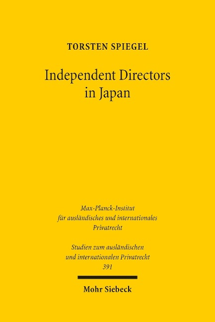 Independent Directors in Japan - Torsten Spiegel