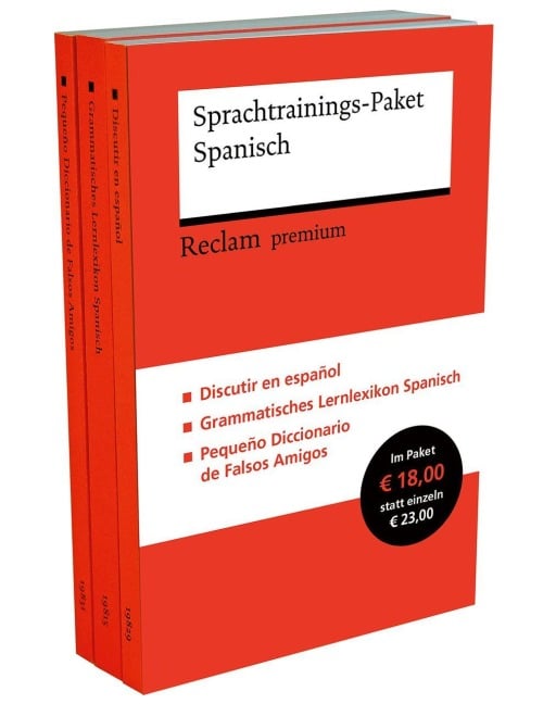 Sprachtrainings-Paket Spanisch. 3 Bände eingeschweißt - 
