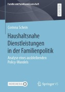 Cover-Bild zum Titel 'Haushaltsnahe Dienstleistungen in der Familienpolitik' von 'Corinna Schein'