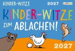 Cover-Bild zum Titel 'Kinder-Witze zum Ablachen! 2027: Mein Kalender für jeden Tag' von ''
