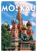 Moskau - Zwischen Oka und Wolga. (Wandkalender 2024 DIN A2 hoch), CALVENDO Monatskalender - Sf Sf