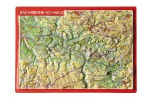 Reliefpostkarte Sächsische Schweiz - André Markgraf, Mario Engelhardt