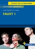 Cover-Bild zum Titel 'Faust I von Johann Wolfgang von Goethe - Textanalyse und Interpretation' von 'Johann Wolfgang von Goethe'