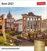 Cover-Bild zum Titel 'Rom Sehnsuchtskalender 2027 - Wochenkalender mit 53 Postkarten' von ''