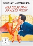 Cover-Bild zum Titel 'Was diese Frau so alles treibt' von 'Larry Gelbart, Carl Reiner, Frank De Vol'