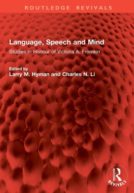 Language, Speech and Mind - 