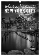 Cover-Bild zum Titel 'NEW YORK CITY Monochrome Stadtansichten (Wandkalender 2027 DIN A3 hoch), CALVENDO Monatskalender' von 'Melanie Viola'
