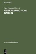 Cover-Bild zum Titel 'Verfassung von Berlin' von ''