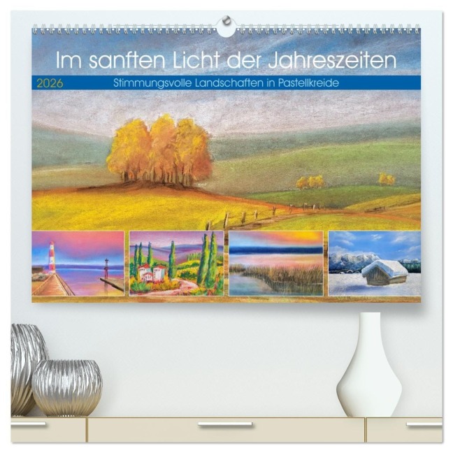 Im sanften Licht der Jahreszeiten. (hochwertiger Premium Wandkalender 2026 DIN A2 quer), Kunstdruck in Hochglanz - Michaela Schimmack