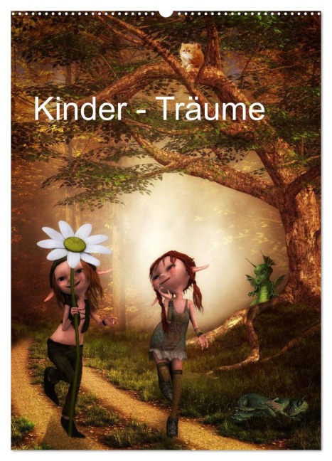 Kinder - Träume (Wandkalender 2026 DIN A2 hoch), CALVENDO Monatskalender - Susann Pählike